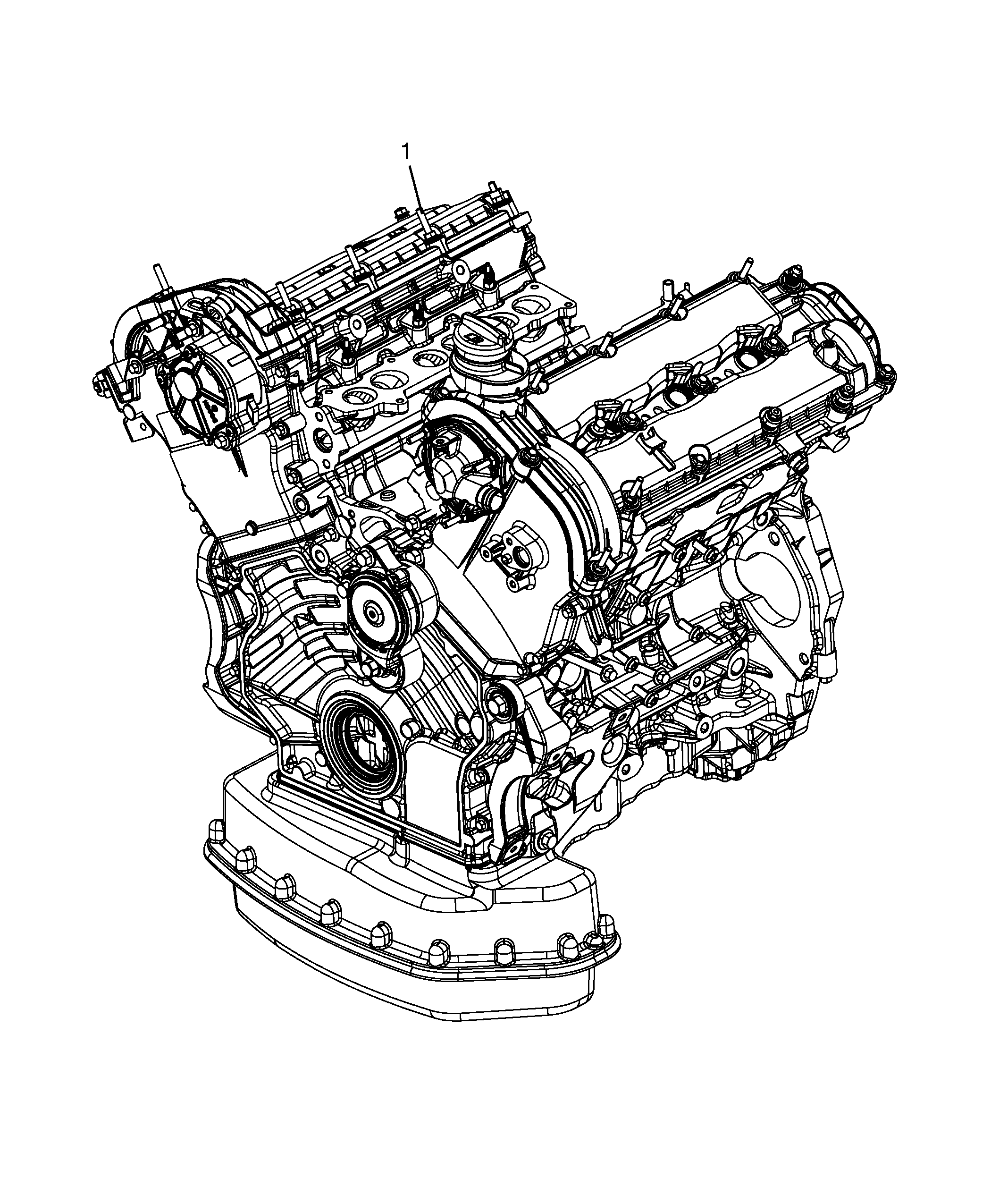 10000-010 SEMI-COMPLETE ENGINE