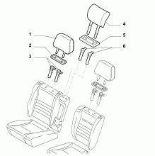 70613/03 REAR SEAT