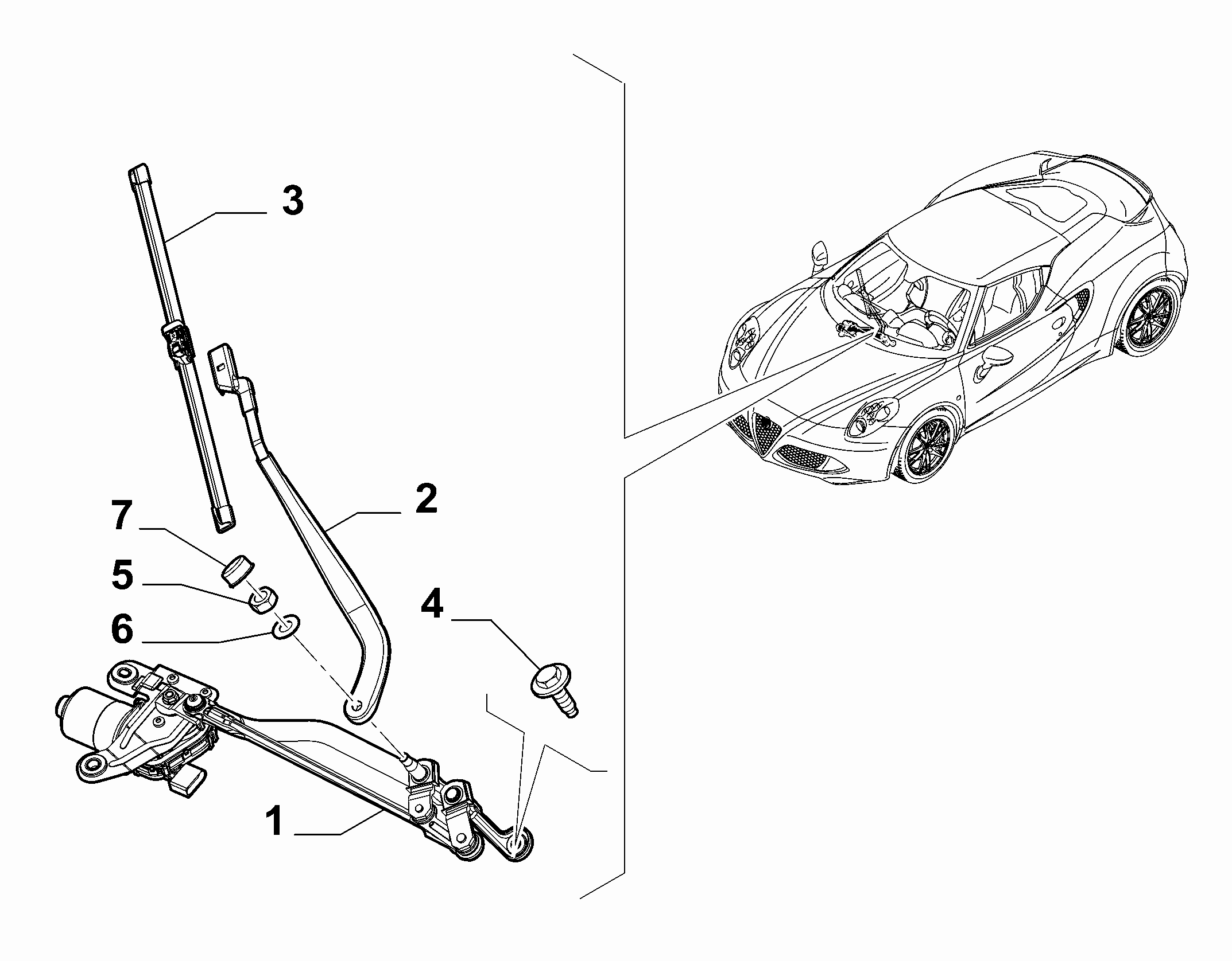 55514-010 WIPERS - ARM, BRUSHES AND MOTOR