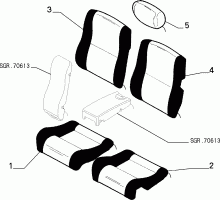70615/04 REAR SEAT LINING