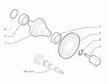 21220-010 GEARING AND HALF CRANKSHAFT