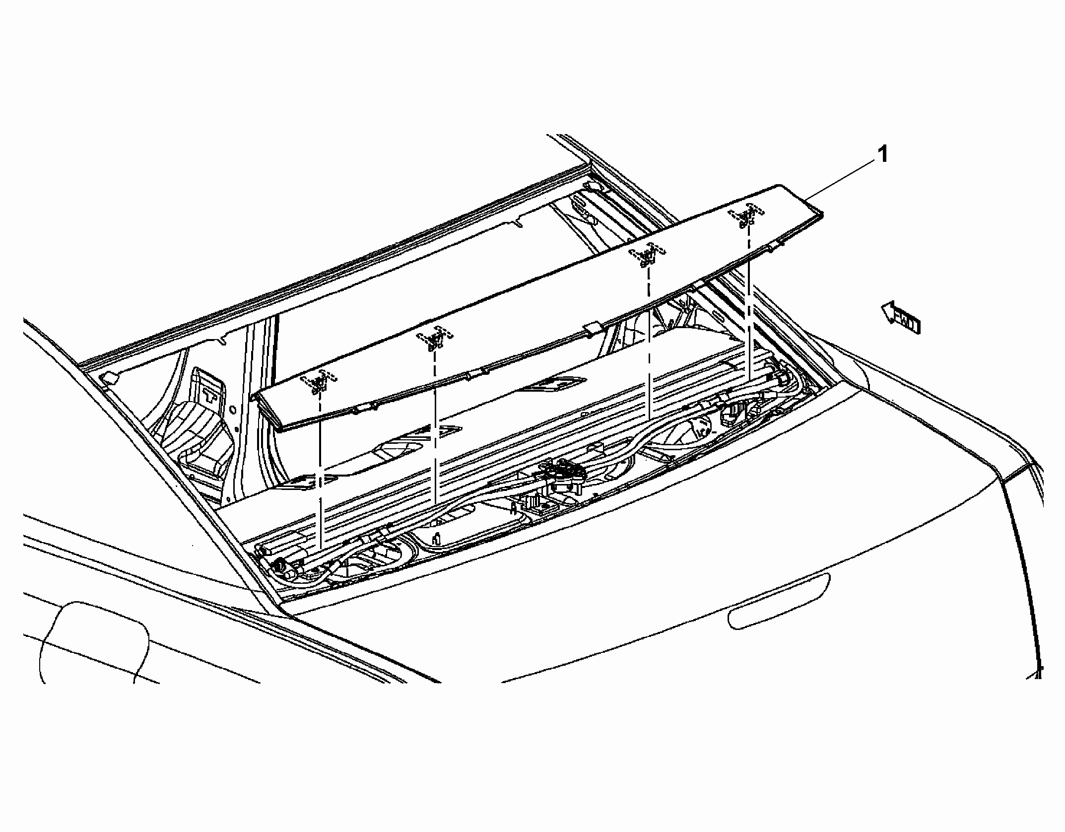 70523-040 INNER REAR PILLAR AND QUARTER GLASS TRIMS
