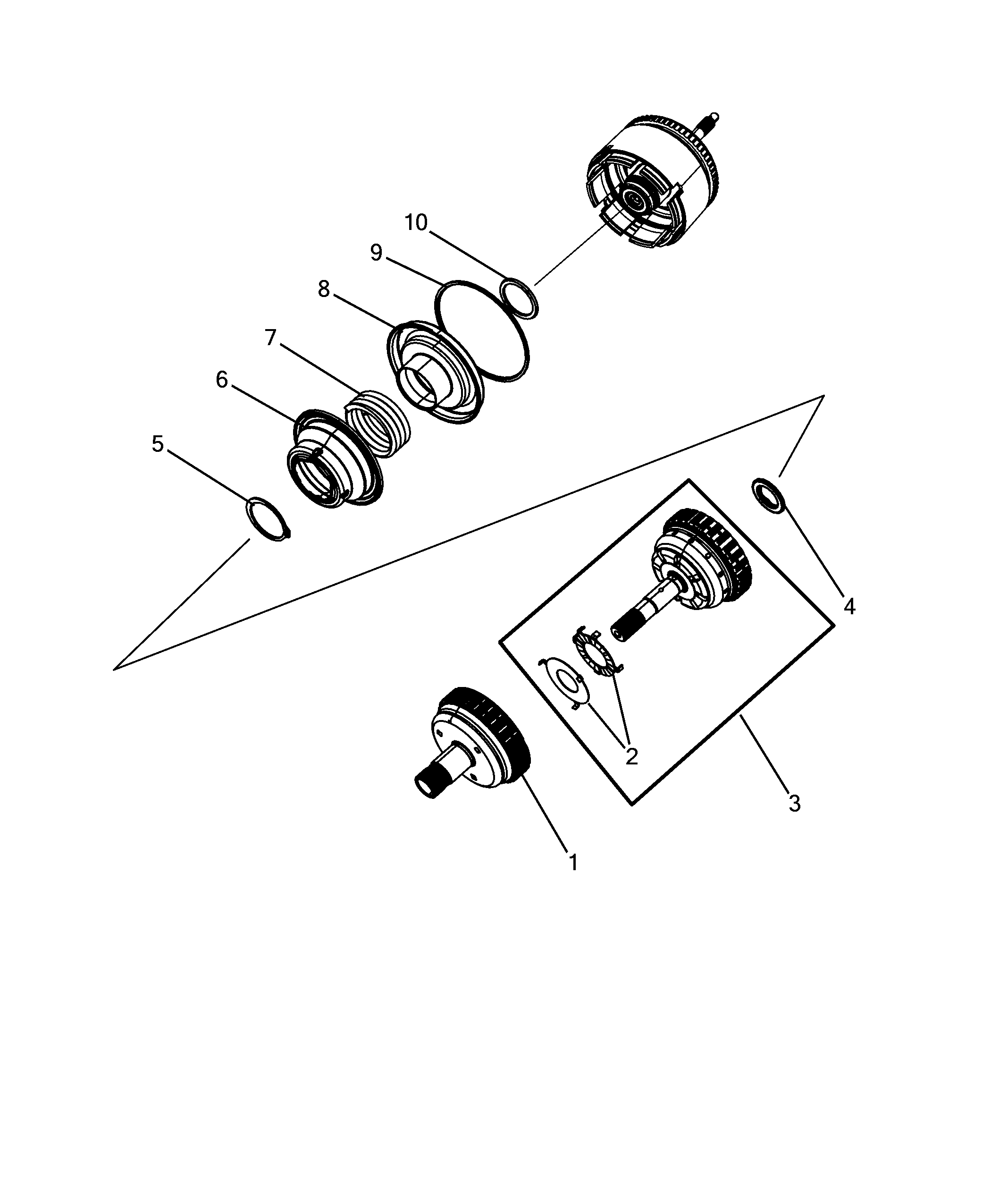 21201-080 AUTOMATIC TRANSMISSION INNER CLUTCH UNIT