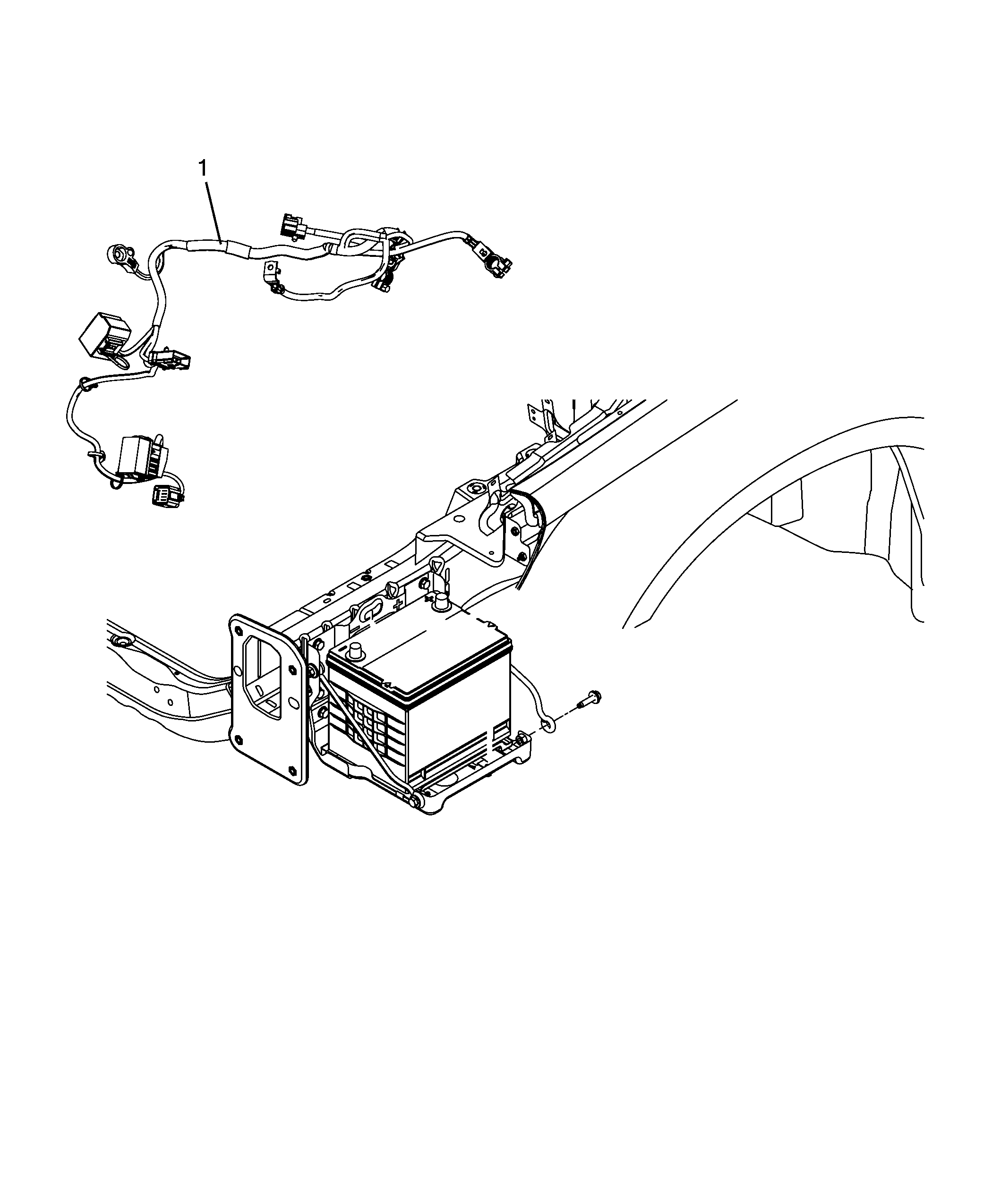 55300-040 BATTERY HARNESS