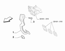 10222-010 ACCELERATOR PEDAL COMMAND