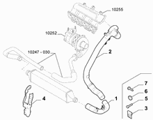 10247-020 COOLER PIPING SUCTION DUCT