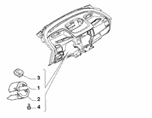 70502-060 STEERING COLUMN GUARDS