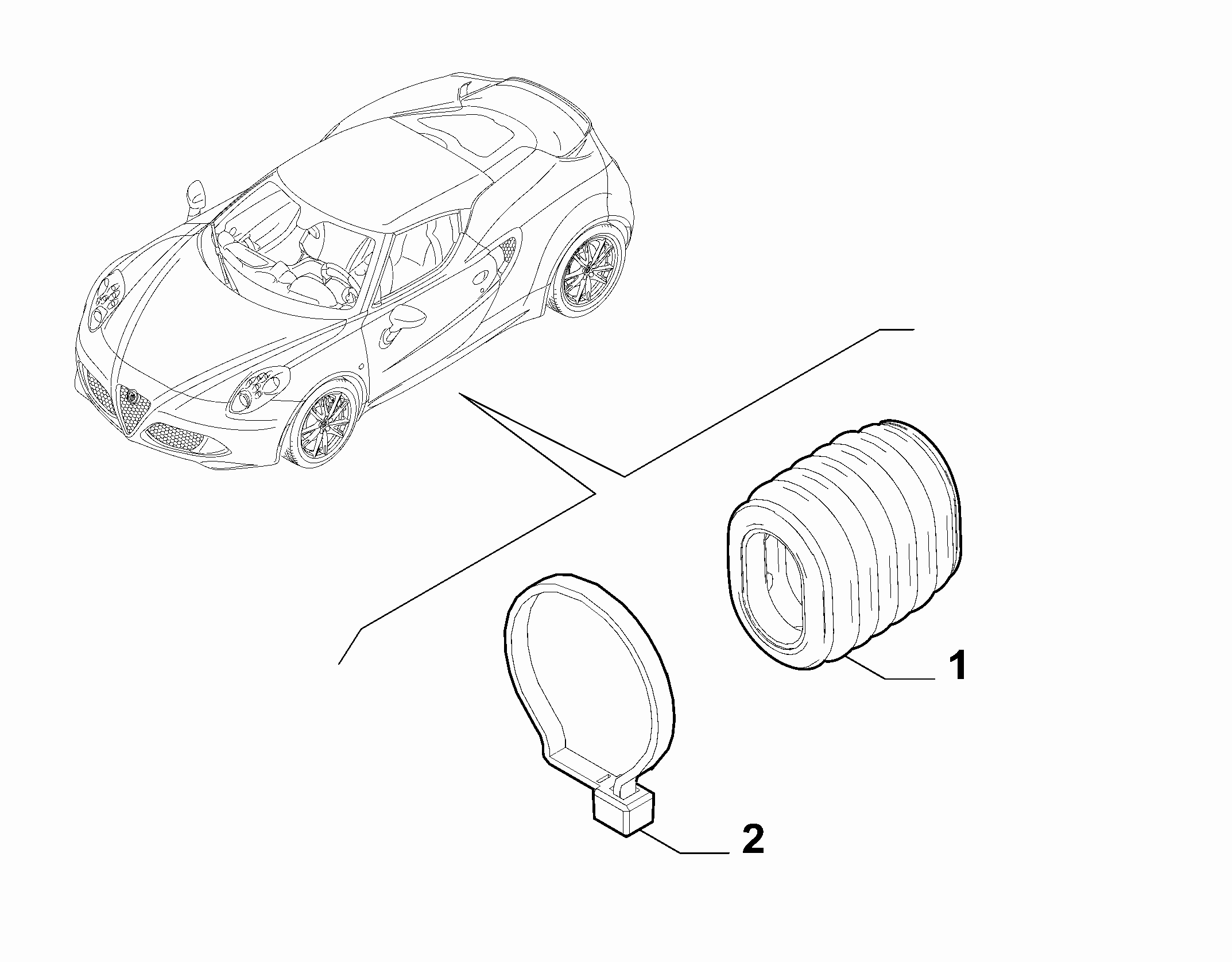 55527-040 CABLE SET FIXINGS ON MOVING PARTS
