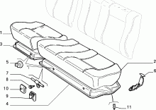 70613/01 REAR SEAT