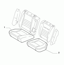70615/09 REAR SEAT LINING