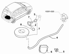 10200-040 GAS CYLINDER