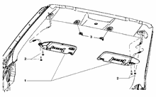 70525-010 SUN VISOR