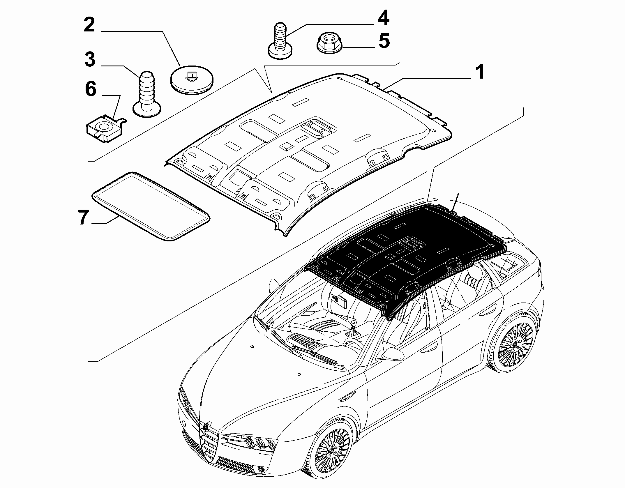 70523-010 INTERNAL ROOF LINING