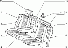 70615/05 REAR SEAT LINING