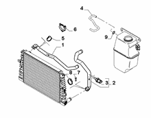 10401-030 RADIATOR PIPING