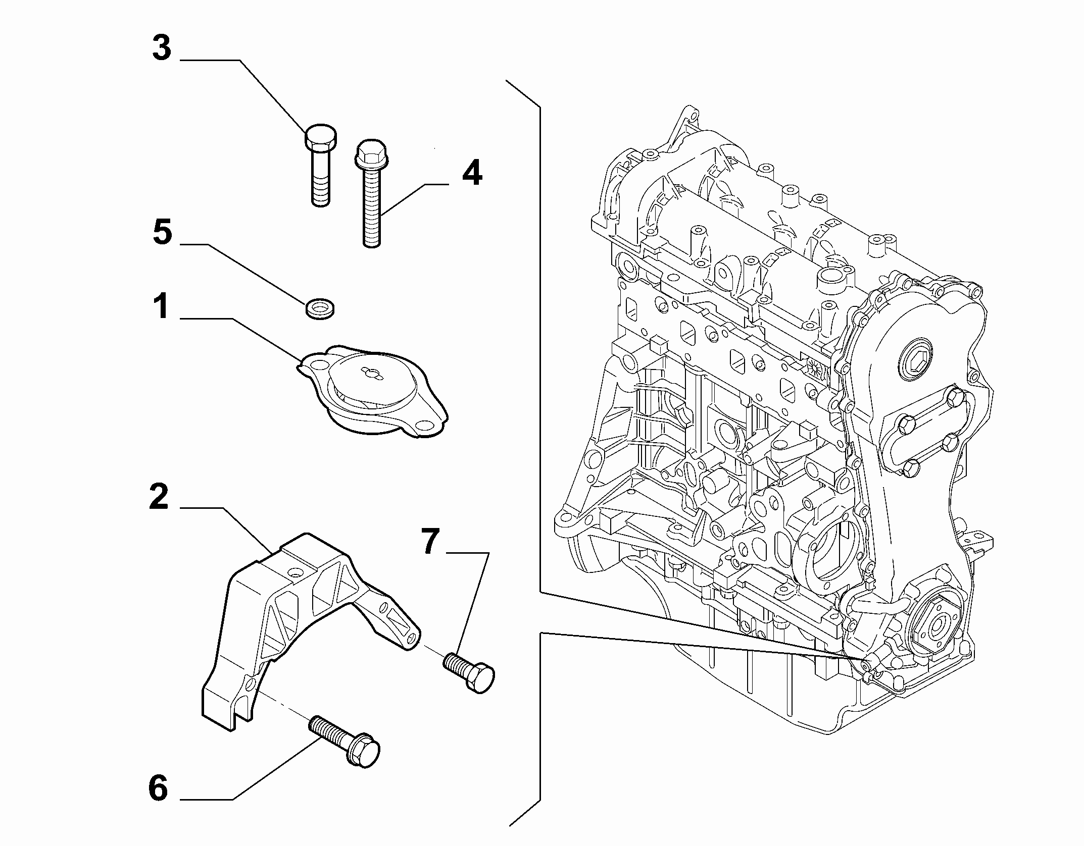 10002-020 GEARBOX INLET SCREW ANCHOR SUSPENSION