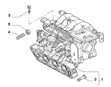 10255-010 INTAKE MANIFOLD AND BUTTERFLY CLIPS