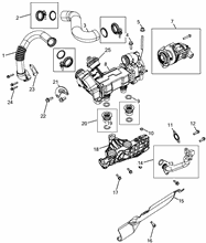 10259-010 OIL COOLER AND EGR VALVE
