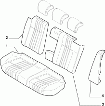 70615/01 REAR SEAT LINING