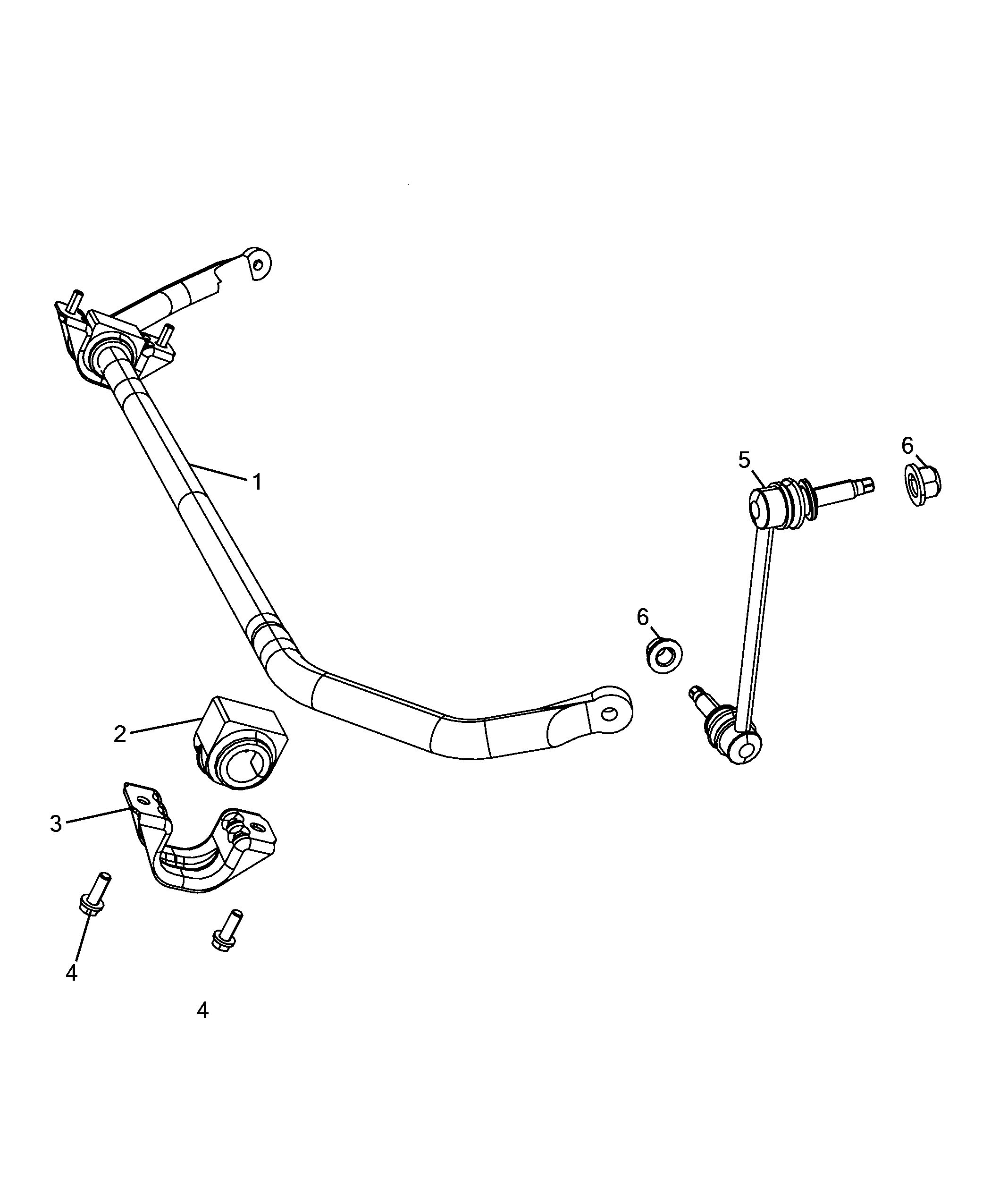 44301-030 CROSS ARM AND TORSION BAR