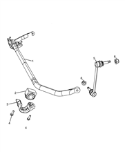 44301-030 CROSS ARM AND TORSION BAR