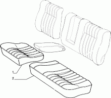 70615/03 REAR SEAT LINING