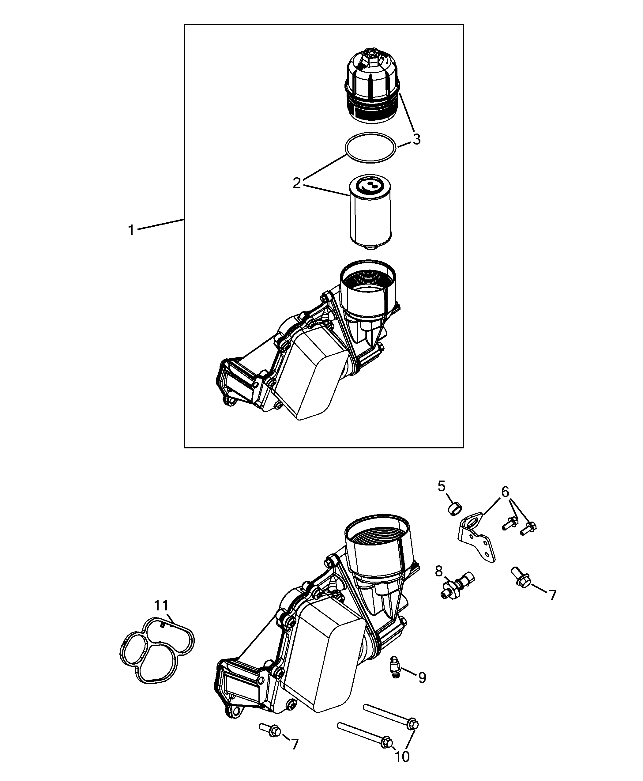10301-040 OIL FILTER SUPPORT