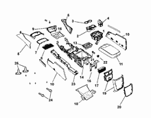 70504-010 SHAFT TUNNEL CONSOLE