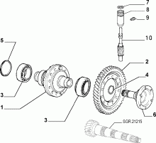 21220/01 ЗУБЧ. ПЕРЕДАЧИ ДИФФЕРЕНЦИАЛА