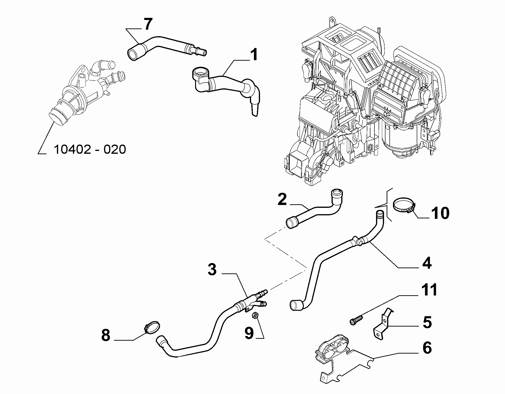 50101-040 WATER PIPING