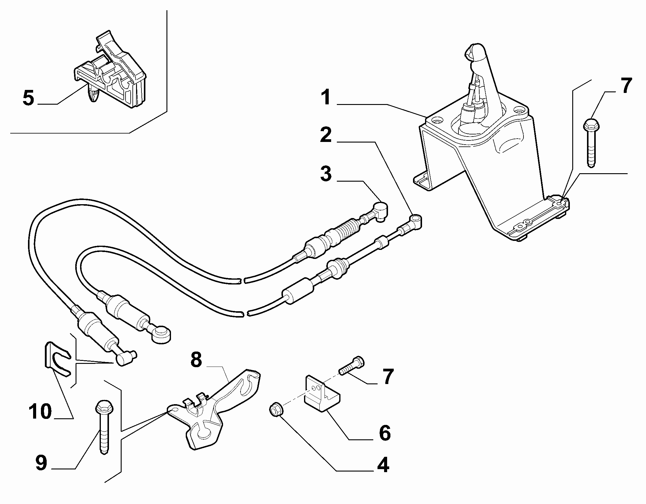 21221-020 GEAR STICK FLEX SHAFT