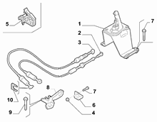 21221-020 GEAR STICK FLEX SHAFT
