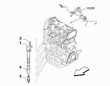 55101-020 SPARK PLUGS AND IGNITION CABLES