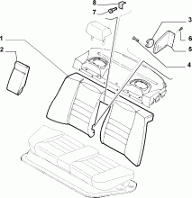70613/00 REAR SEAT