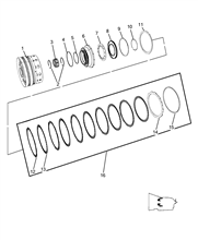 21201-080 AUTOMATIC TRANSMISSION INNER CLUTCH UNIT