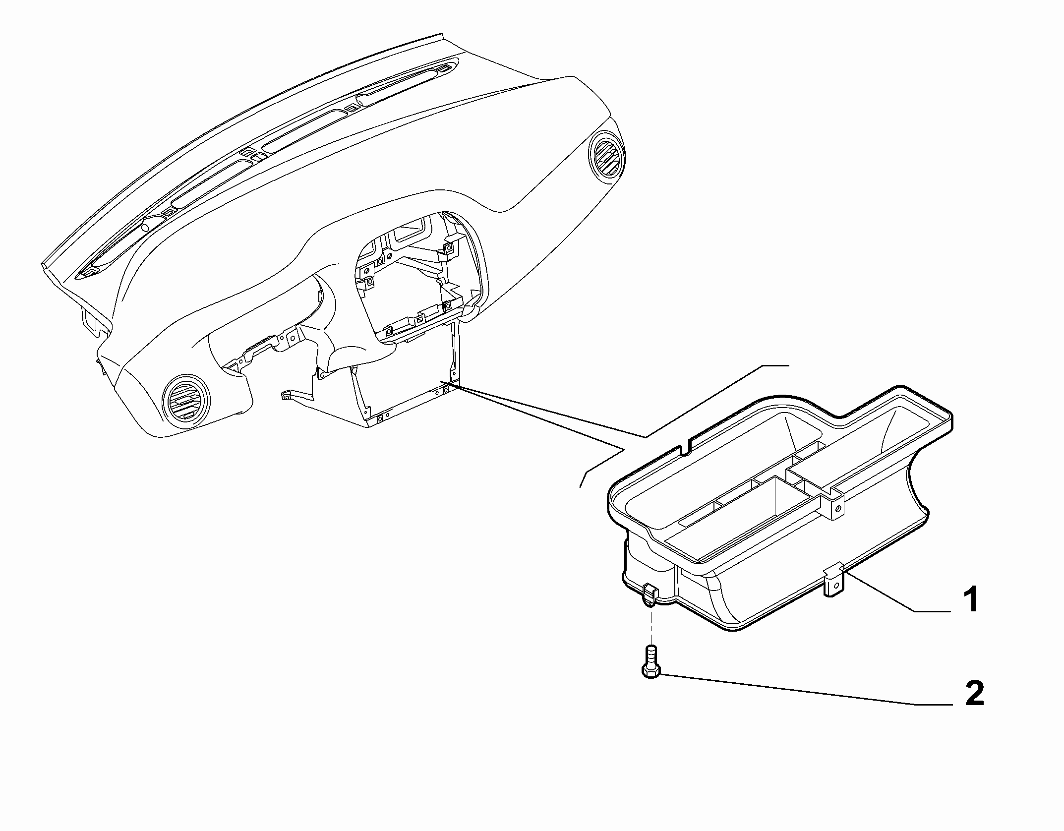 50101-060 FRONT AIR DUCT