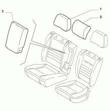 70615/08 REAR SEAT LINING