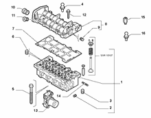 10101-020 CYLINDER HEAD AND GASKETS
