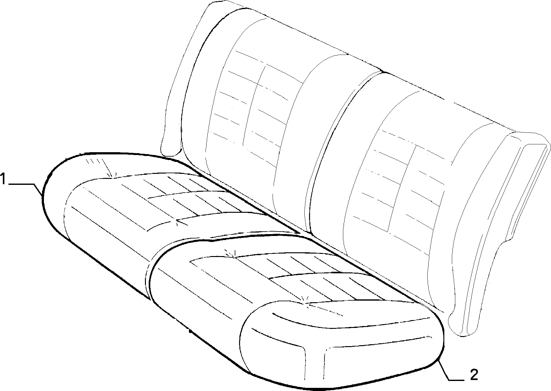 70615/04 REAR SEAT LINING