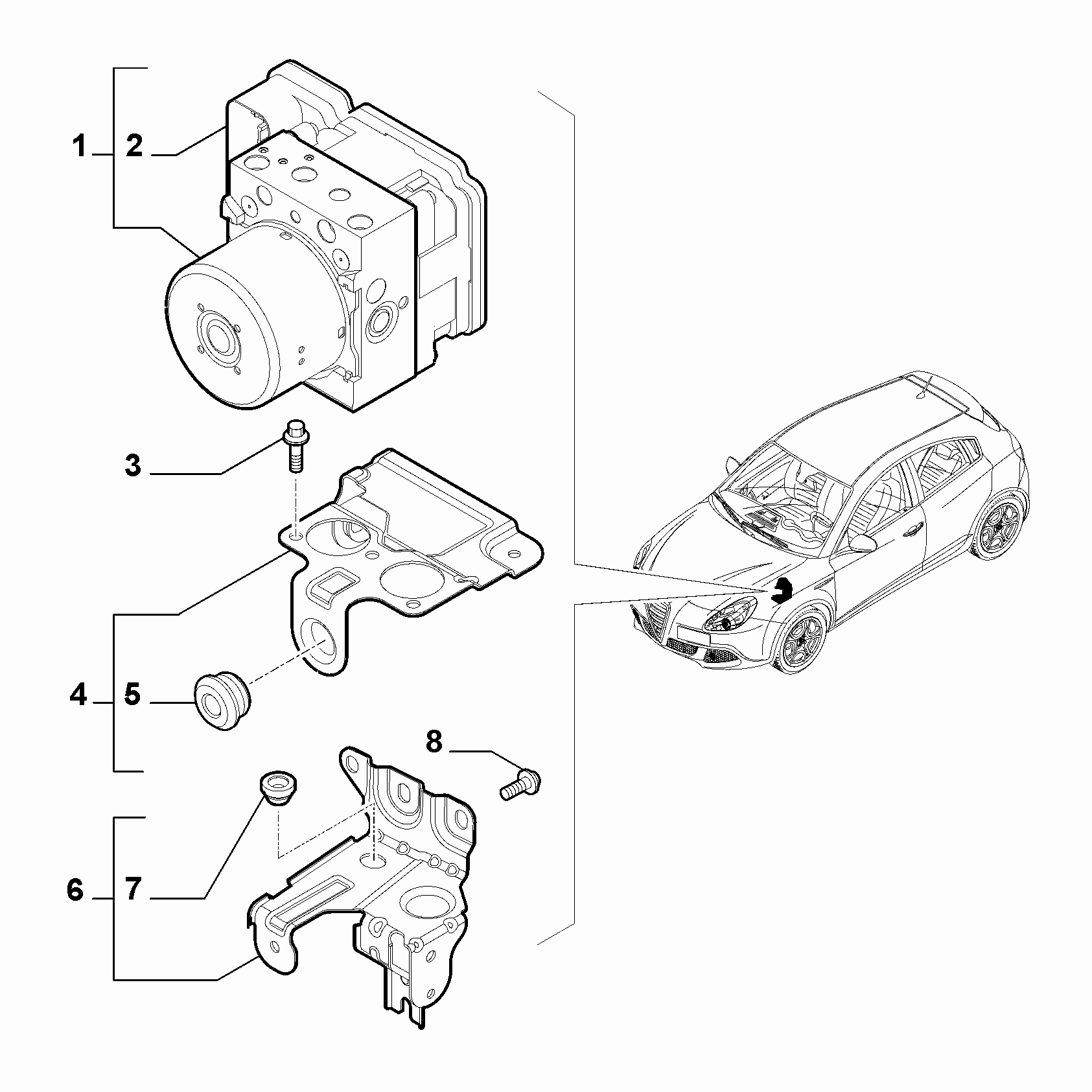 33102-030 MODULE CONTROL ABS