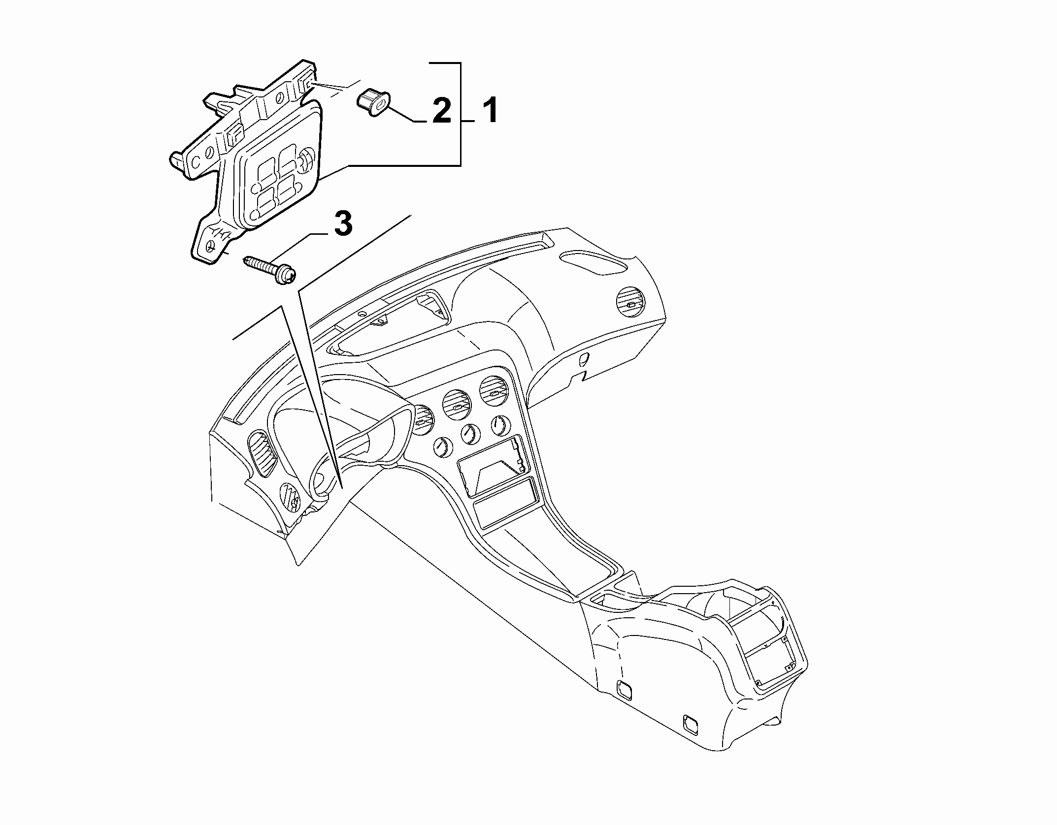 55503-020 DASHBOARD SWITCH