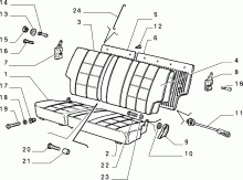 70613/01 REAR SEAT