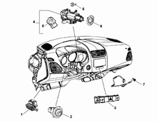 55503-020 DASHBOARD SWITCH