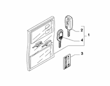 55202-020 KEY KIT AND OPENING SYSTEM