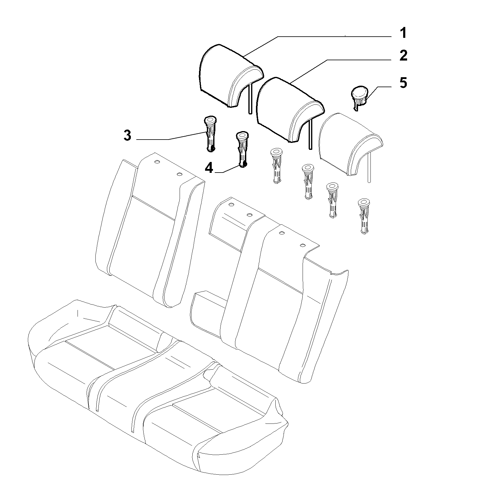 70613/06 REAR SEAT