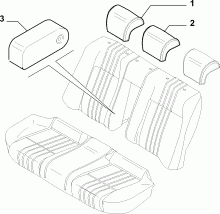 70615/00 REAR SEAT LINING