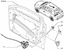 70129-050 FRONT DOOR LOCK