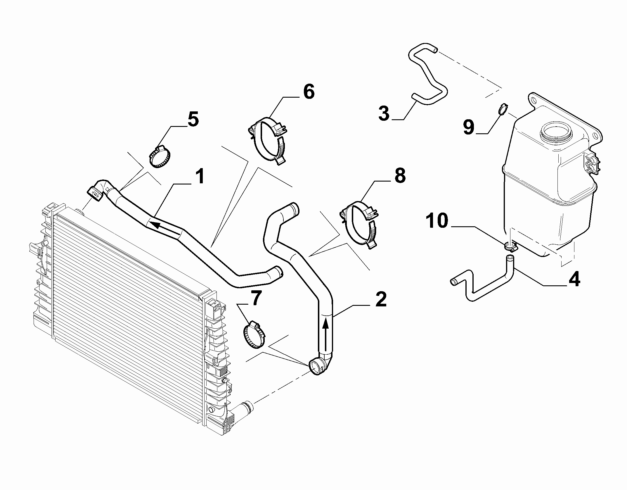 10401-030 RADIATOR PIPING