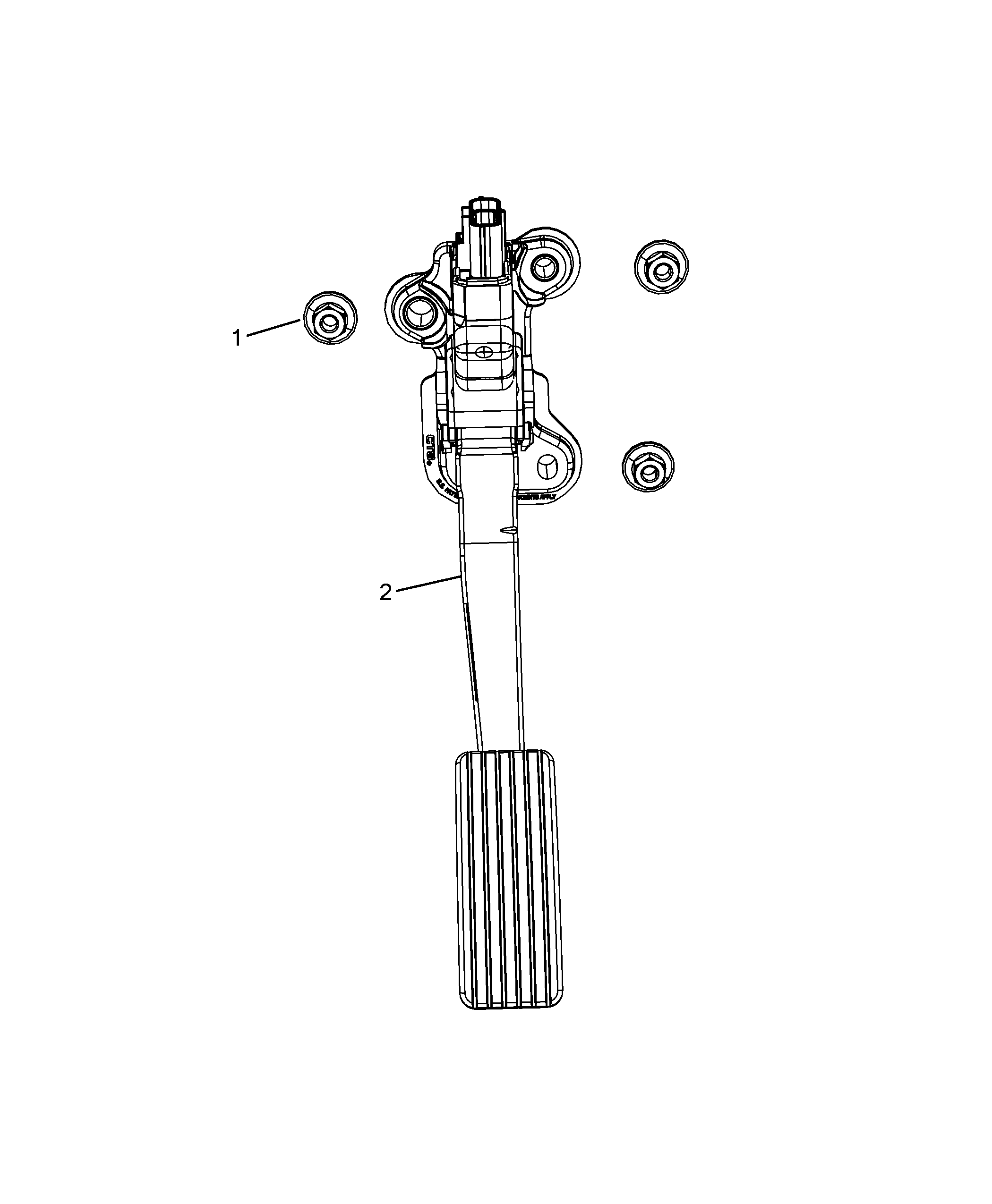 10222-010 ACCELERATOR PEDAL COMMAND