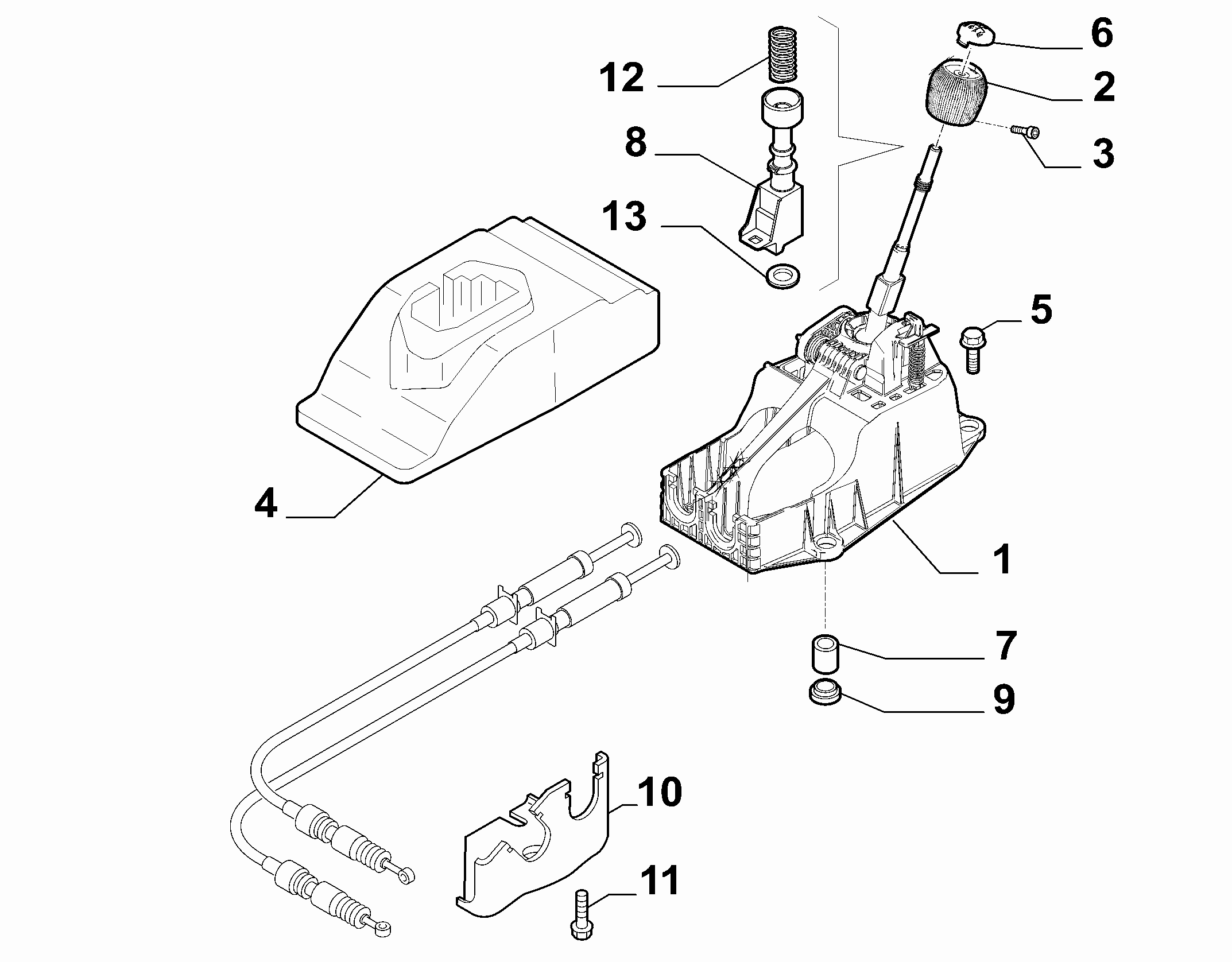 21221-010 GEAR STICK